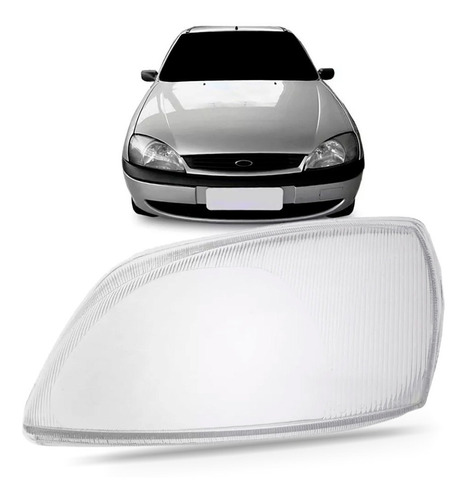 Imagem 2 de 3 de Lente Farol Fiesta 2000 2001 2002 Courier 2000 2001 A 2010