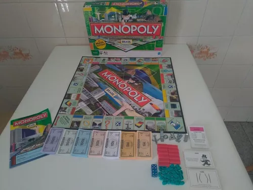 Jogo Tabuleiro Monopoly Antigo Usado, Jogo de Tabuleiro Hasbro Usado  81689945