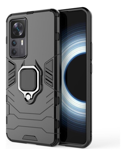 Imagen 2 de 3 de Funda Estuche Anti Choque Con Anillo + Pro Pantalla Y Camara