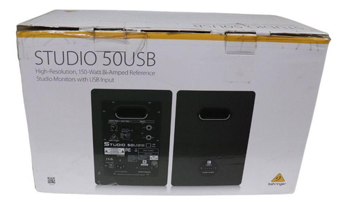 Monitores de estudio Behringer Studio 50usb 150w