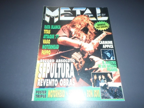 Metal 241 Sepultura Motorhead Rata Blanca Carmine Appice