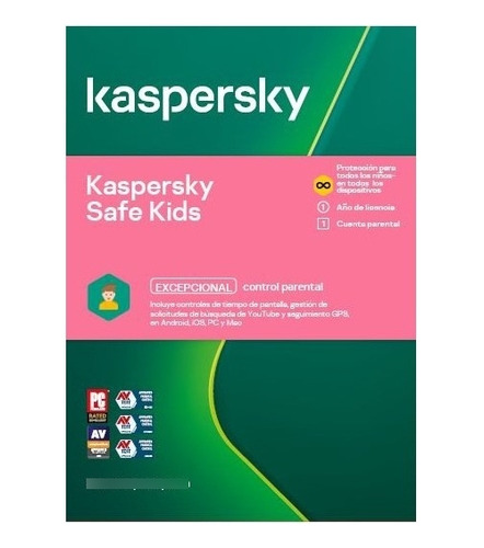 Kaspersky Safe Kids Para 1 Dispositivo Vigencia 1 Año