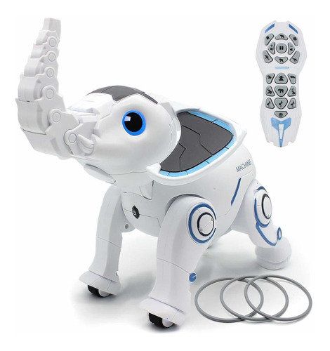 Robot Toys Control Remoto Robótico Elefante Rc Programac Rcn