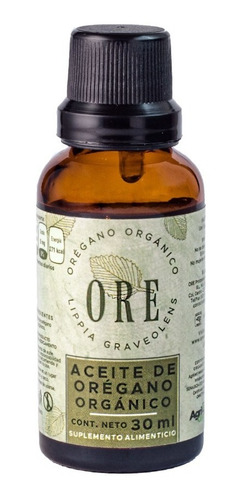 Ore Aceite Esencial De Orégano Organico Ore 30 Ml
