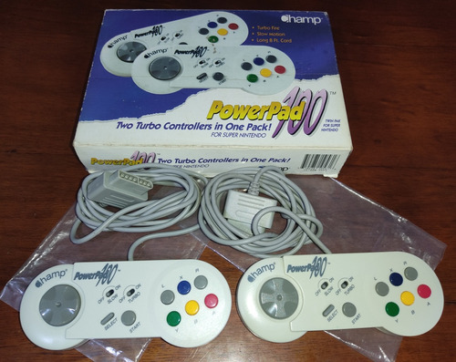 Controles Turbo Para Super Nintendo Snes Marca Champ Vintage