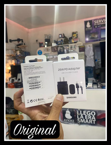 Cargador Samsung Note 20 Note 10 Flip 4 Z Flip5 25w Original