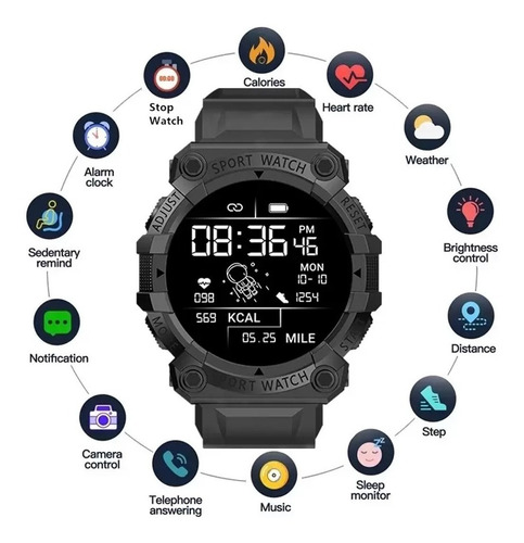 Imagen 3 de 10 de Reloj Pulsera Inteligente Fitness Sueño Calorías Presion Y+