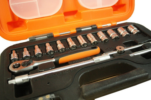 Set Juego Bocallaves Y Tubos Bahco Encastre 1/4'' 16 Piezas
