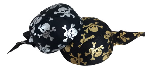 Gorro Sombrero Bandana Pirata Con Calaveras