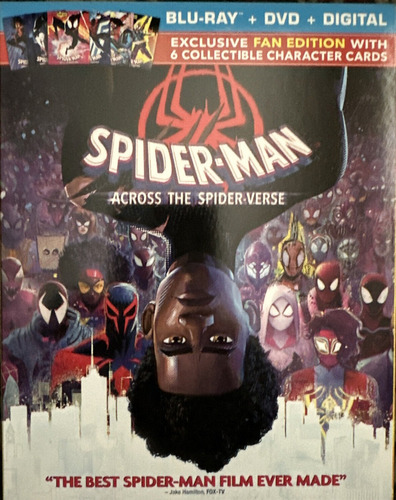 Blu Ray Spider Man Across The Spider Verse Fan Edition 