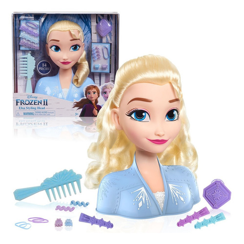 Set Cabeza De Estilo Elsa Disney Para Peinados Frozen Il 3+