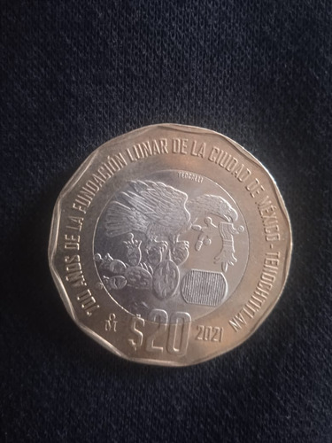 2 Monedas  De $20 Pesos Mexicanos