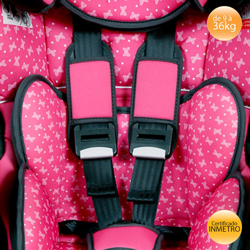Cadeira De Carro I, Ii, Iii (36kg) I-max Minnie Rosa