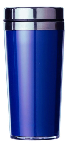 Copo Brw Metálico Térmico 450ml Azul Marinho Liso