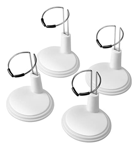 Stobok Blanco Muñeca Stand Suppprt: 4pcs Soporte De Cjgwm