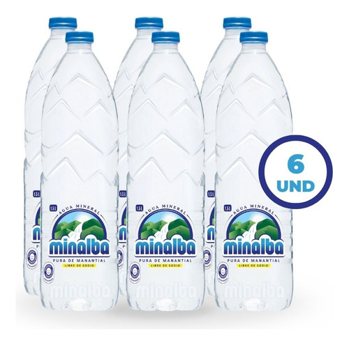 Agua Minalba 1,5lt Pack 6und