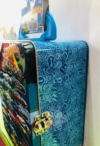 Caja Metalica Porta Autos Hotwheel