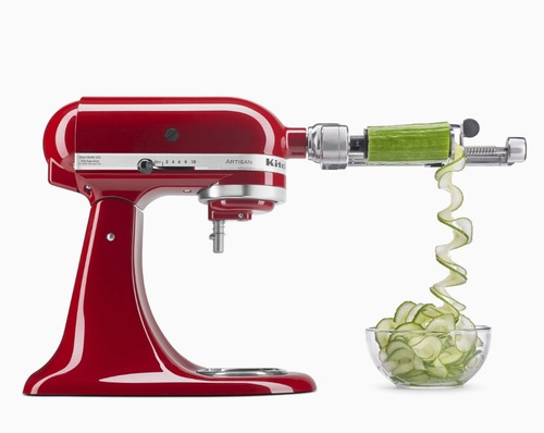 Accesorio Metálico Pelador Espiral P/ Alimentos Kitchenaid