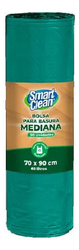 Bolsa Basura  70x90 Smart Clean 30uni (2display)super