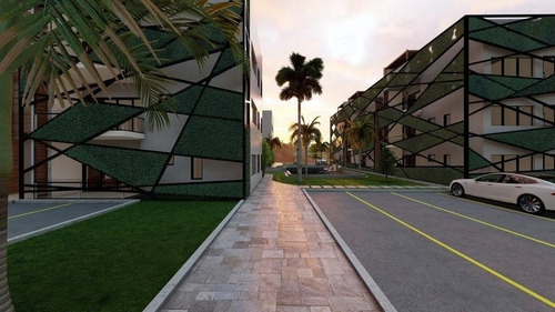 Imagen 1 de 14 de Apartamento En Venta En Punta Cana, 2 Habitaciones, Residencial Con Piscina