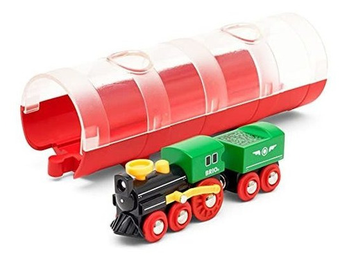 Brio World 33892 - Túnel De Tren De Vapor (madera, 3 Piezas