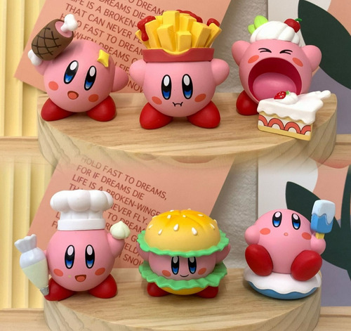 Set Kirby  X 6 Figura Super Chibi