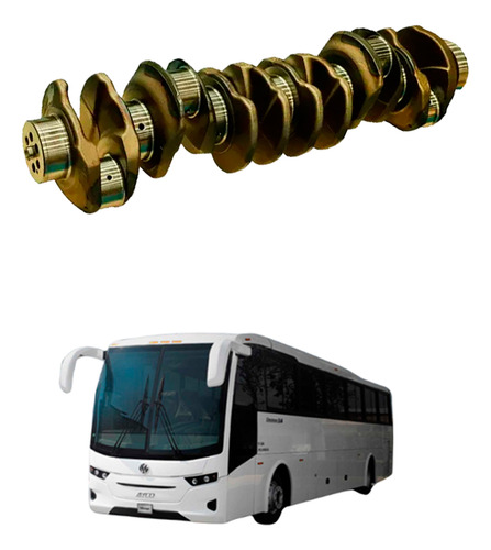 Virabrequim Ônibus Vw 17-280ot 18-280ot Man D08 Vb209