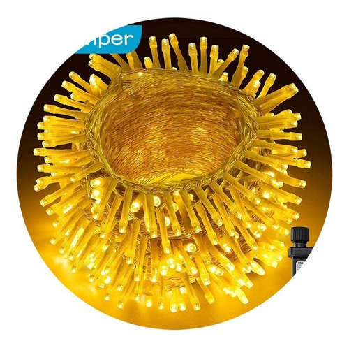Guirnalda Luces Navidad Boda Deco 1000 Led Blanco Calido 60m