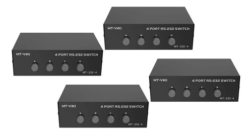 4 Piezas Manual De Caja De Interruptores 4 Port Impresora