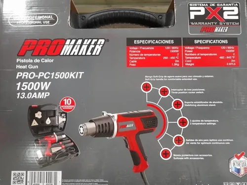 Pistola De Calor 1500w Promaker