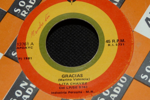 Jch- Lita Chavez Gracias / Incertidumbre 45 Rpm 