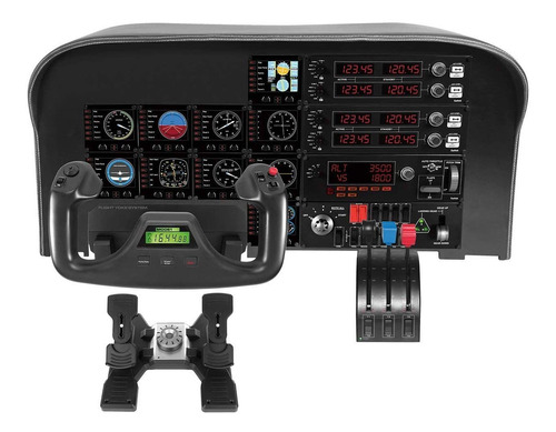 Imagen 4 de 5 de Pedales De Timón Logitech Pro Flight