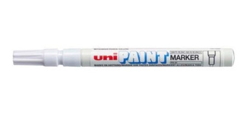 Marcador Uni Ball Uni Paint Px-21 Trazo 0,8 A 1,2mm Blanco