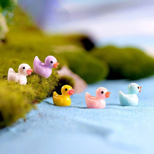Hada Decorativa De Coche Con Forma De Patos En Miniatura De
