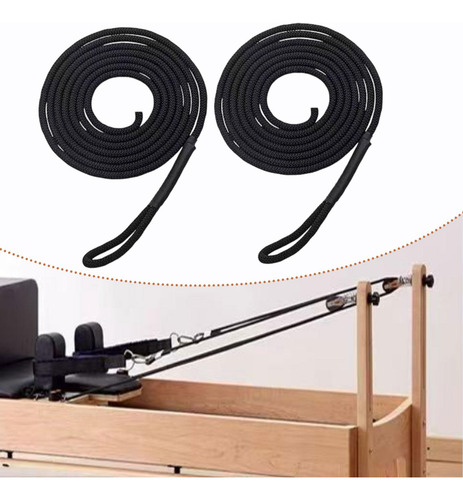2 Peças Pilates Reformer Pull Ropes Components 102 Em