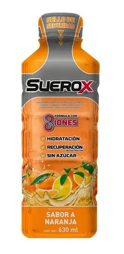 Suerox Bebida Hidratante Sabor Naranja 630ml