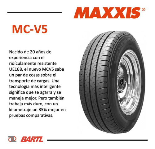 Cubierta 195/75/16 Maxxis Mcv5