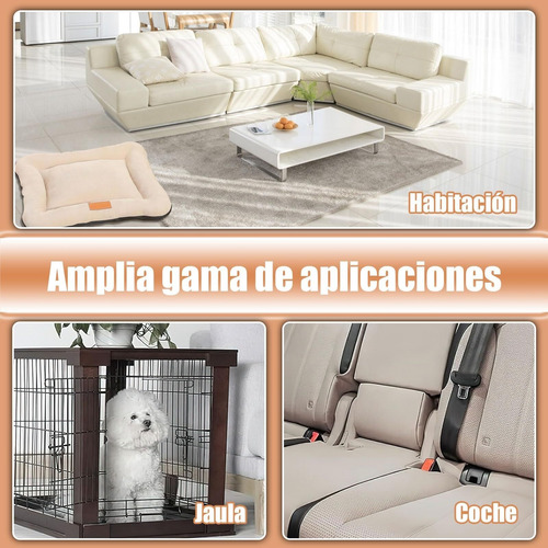 Cama For Perros Medianos, Alfombra Suave Y Esponjosa For
