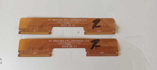 Juego Par De Flex Pantalla Tv Hisense 65a6h (Usado)