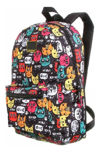 Imagem 3 de 3 de Mochila Infantil Dermiwil Gatos - 3776