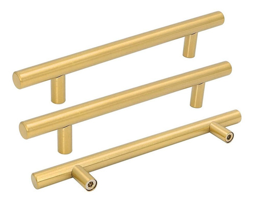 25 Tiradores Dorados - 224mm De Largo Y 160mm E/ Agujeros