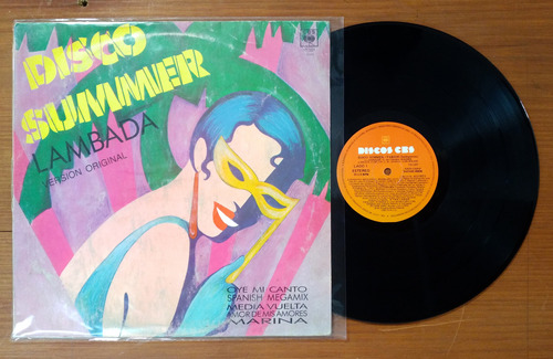 Disco Summer Lambada 1988 Disco Lp Vinilo