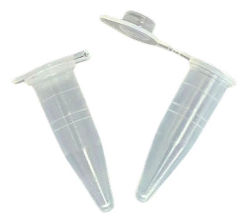 Microtubo Mini 0,9ml Int E 1,5ml Ext Pacote C/1.000 Incolor