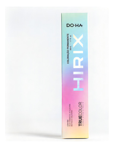 Tinta Para Cabelo Coloração Hirix Doha Profissional 50ml Tom 4.0 CASTANHO MEDIO NATURAL