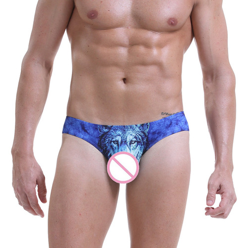 Calzoncillos Con Estampado Suave Y Transpirable Para Hombre