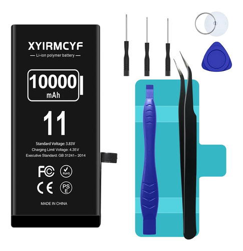 Xyirmcyf Bateria De 10000 Mah De Gran Capacidad Compatible C
