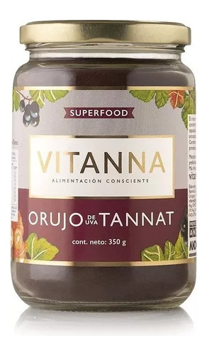 Harina De Orujo De Uva Tannat Vitanna® 350g | Antioxidante
