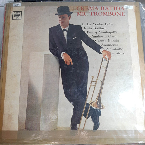 Vinilo Mr Trombone Crema Batida O3