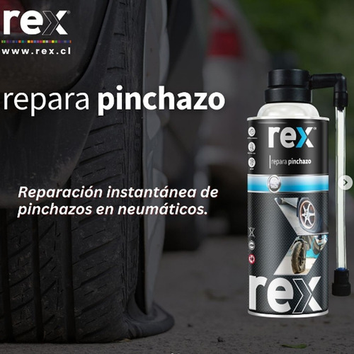 Repara Pinchazo Antipinchazo 450ml Rex 30012 Emergencia Sos
