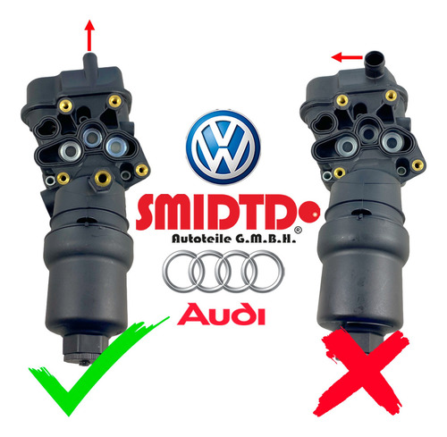 Base Porta Filtro Aceite Audi A4 05-09 2.0l Turbo